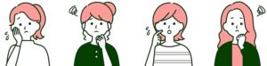 20代の顔全体に吹き出物…その原因とは？