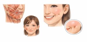 口角の“モダイオラス”とエクボの違い|笑顔の凹みの正体