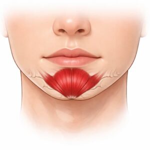 あご先が疲れる原因は？オトガイ筋の緊張と梅干しじわの関係を解説